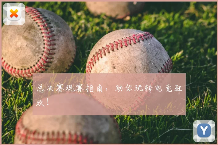总决赛观赛指南，助你玩转电竞狂欢！